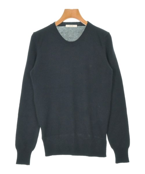 CELINE(セリーヌ)ニット・セーター 紺 サイズ:M/2200655075301