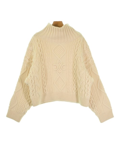 CELINE(セリーヌ)ニット・セーター 白 サイズ:M/2200662409014