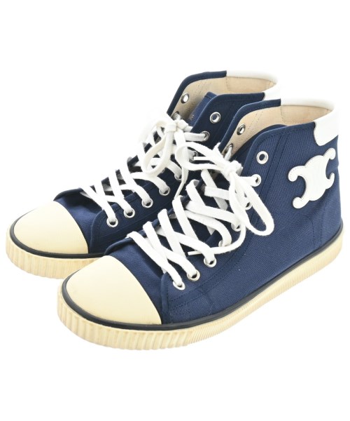 CELINE(セリーヌ)スニーカー 紺 サイズ:EU37(23.5cm位)/2200669164015