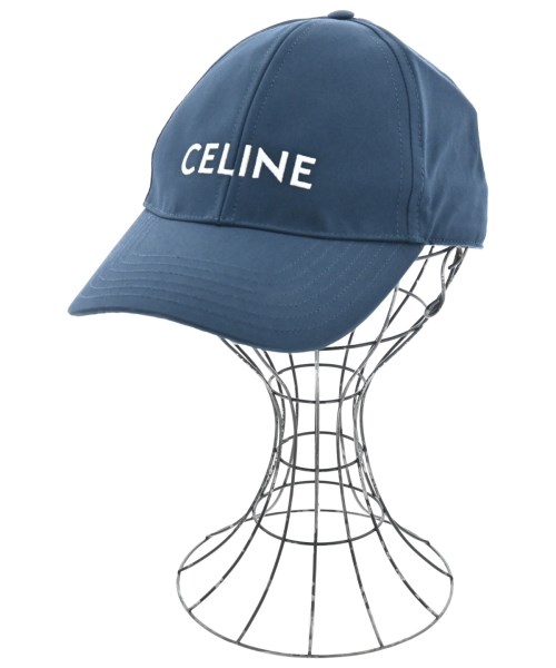 CELINE(セリーヌ)キャップ 紺 サイズ:L/2200692852163