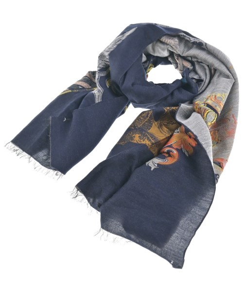 ETRO(エトロ)ストール 紺 サイズ:-/2200698378162