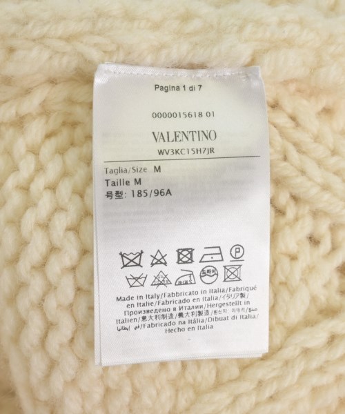 VALENTINO（ヴァレンティノ）ニット・セーター 白 サイズ:M レディース/2200580125157