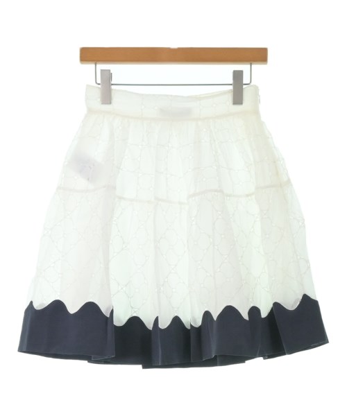 VALENTINO(ヴァレンティノ)ミニスカート 白 サイズ:38(S位)/2200657078133