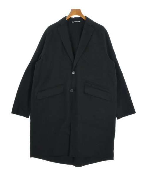 VALENTINO(ヴァレンティノ)チェスターコート 黒 サイズ:44(S位)/2200661406014