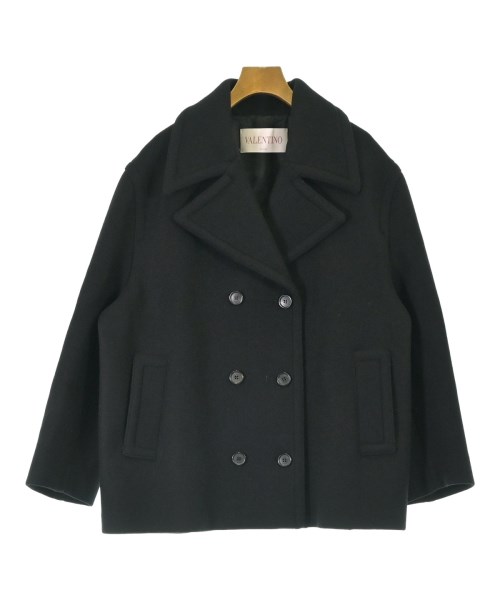 VALENTINO(ヴァレンティノ)ピーコート 黒 サイズ:38(S位)/2200686282013