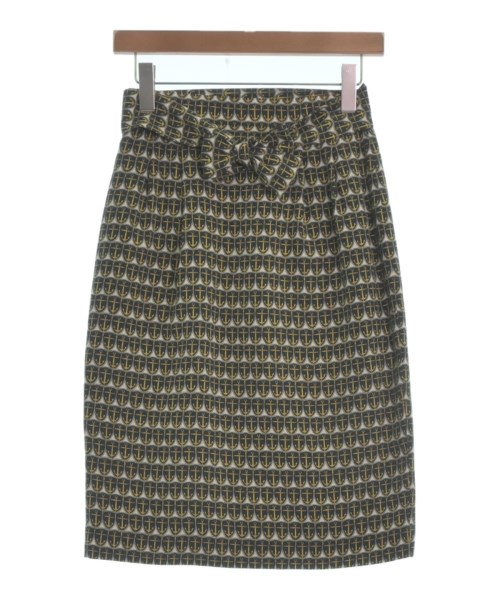 AQUASCUTUM(アクアスキュータム)ひざ丈スカート 黒 サイズ:9(M位)/2200512666093