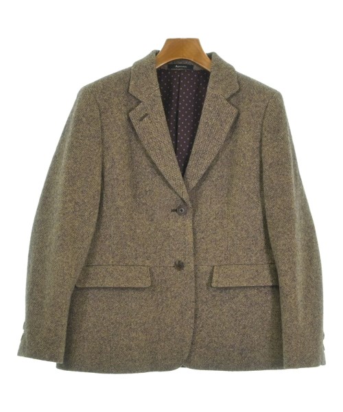 AQUASCUTUM(アクアスキュータム)テーラードジャケット 茶 サイズ:-(L位)/2200622363363