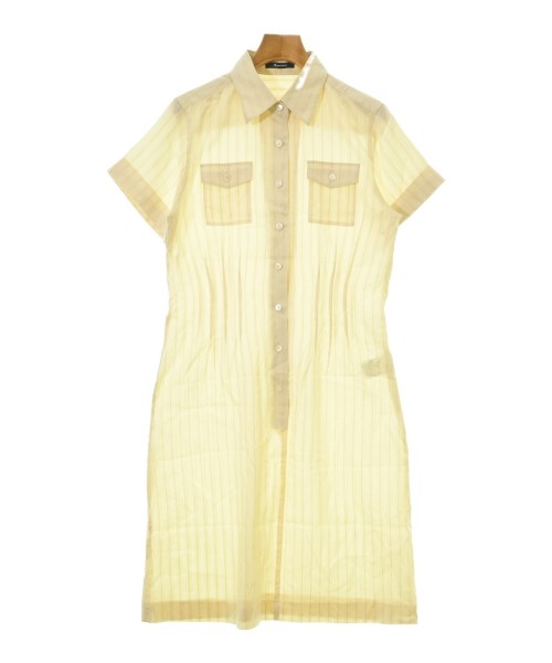 AQUASCUTUM(アクアスキュータム)シャツワンピース 黄 サイズ:-(M位)/2200591669022