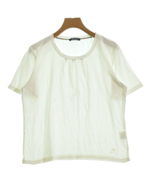 AQUASCUTUM(アクアスキュータム)Tシャツ・カットソー 白 サイズ:8(S位)/2200614938241