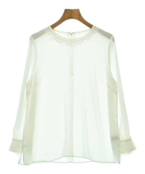 AQUASCUTUM(アクアスキュータム)ブラウス 白 サイズ:10(M位)/2200604093035