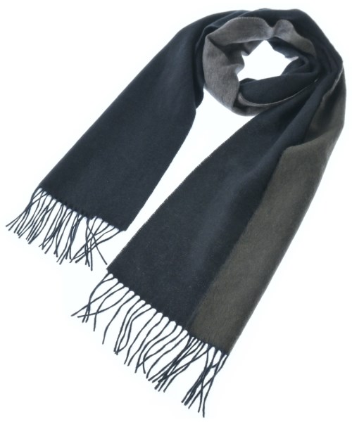 AQUASCUTUM(アクアスキュータム)マフラー 紺 サイズ:-/2200656136063