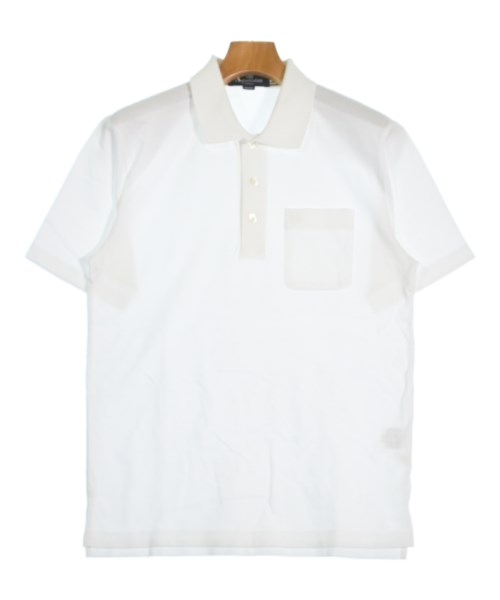 AQUASCUTUM(アクアスキュータム)ポロシャツ 白 サイズ:M/2200639795027
