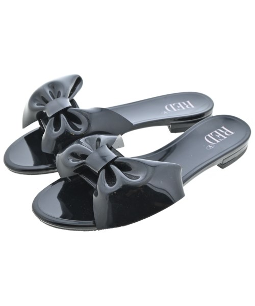 RED VALENTINO(ヴァレンティノレッド)サンダル 黒 サイズ:EU37(23.5cm位)/2200632270033