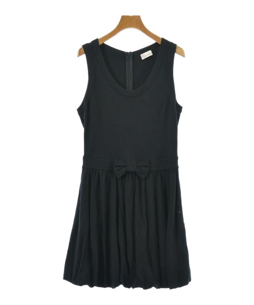 RED VALENTINO(ヴァレンティノレッド)ワンピース 黒 サイズ:L/2200570654131