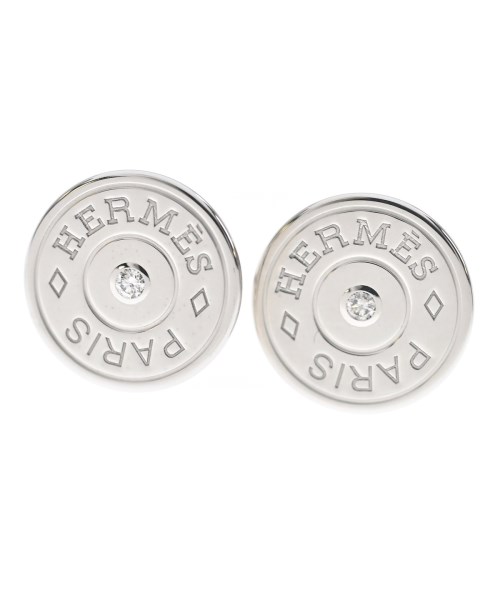 HERMES(エルメス)ピアス・イヤリング シルバー サイズ:-/2200679855057