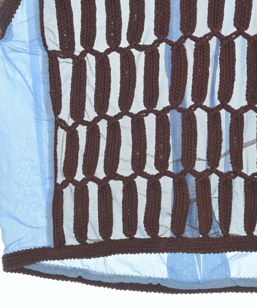 io yukomura Ta（イオユウコムラタ）ベスト/ノースリーブ 茶 サイズ:1(S位) レディース/2200651816014