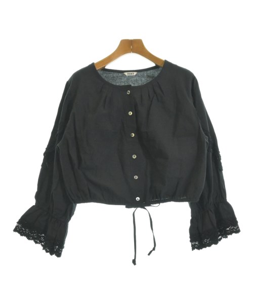 jilky(ジルキー)ブラウス 黒 サイズ:F/2200641950032
