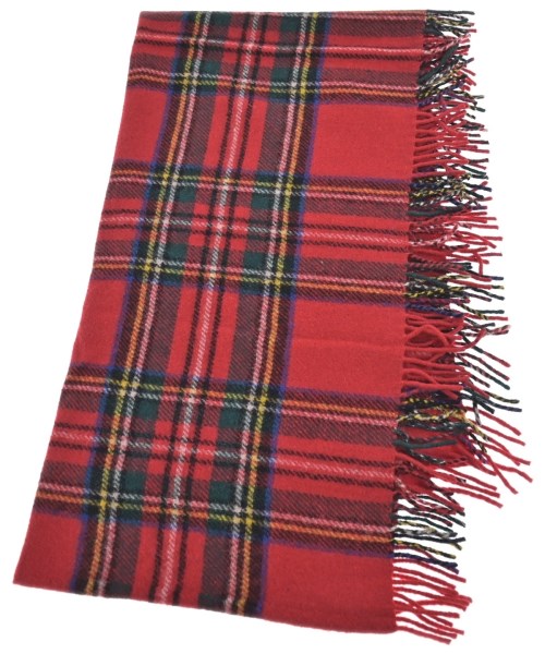 HIGHLAND TWEEDS(ハイランドツイード)マフラー 赤 サイズ:-/2200650761049