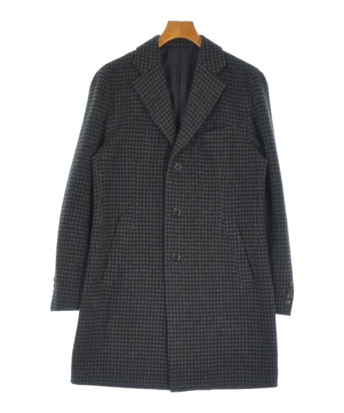 301(トレチェントウノ)チェスターコート 黒 サイズ:48(L位)/2200668684033