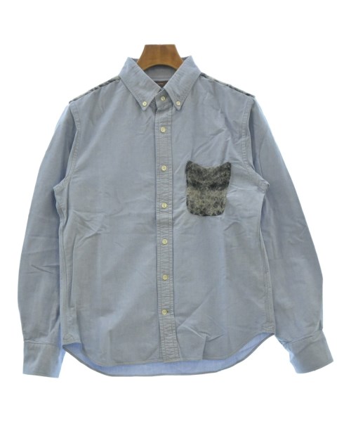 MANUFACTURE OPEN YARD(マニファクチャーオープンヤード)カジュアルシャツ 青 サイズ:48(L位)/2200493878041