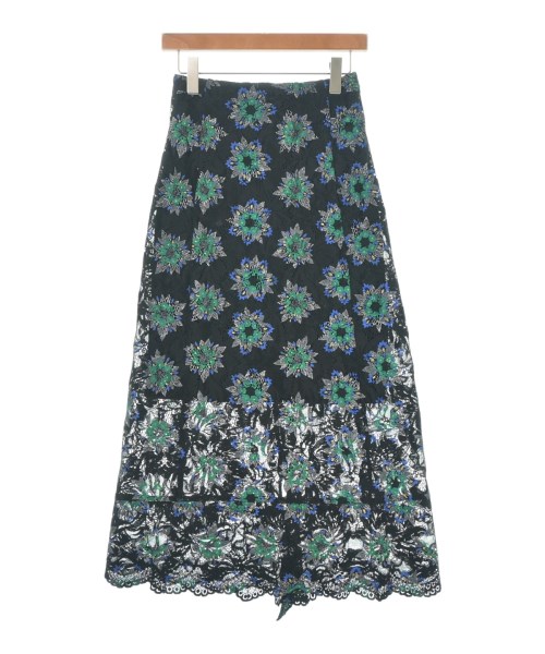 Paco Rabanne(パコラバンヌ)ロング・マキシ丈スカート 黒 サイズ:36(XS位)/2200621755121