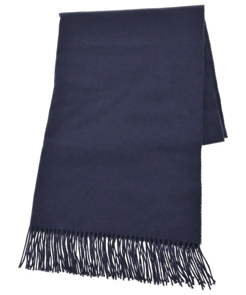 Johnstons of Elgin(ジョンストンズオブエルガン)マフラー 紺 サイズ:-/2200657121051