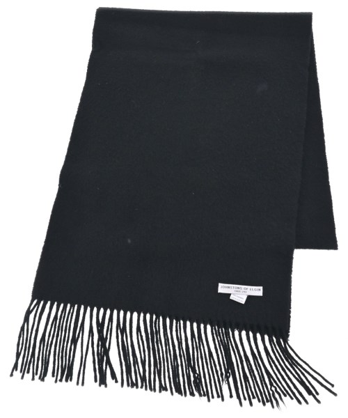 Johnstons of Elgin(ジョンストンズオブエルガン)マフラー 黒 サイズ:-/2200658886010