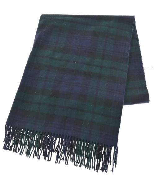 Johnstons of Elgin(ジョンストンズオブエルガン)マフラー 緑 サイズ:-/2200641590047