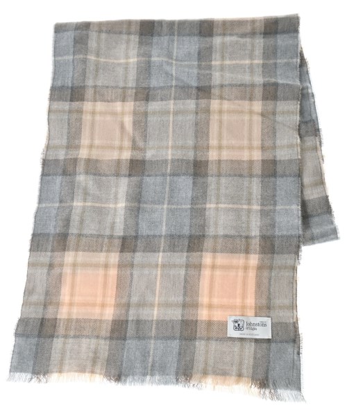 Johnstons of Elgin(ジョンストンズオブエルガン)マフラー ベージュ サイズ:-/2200648345060