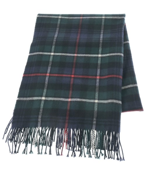 Johnstons of Elgin(ジョンストンズオブエルガン)マフラー 緑 サイズ:-/2200660461038