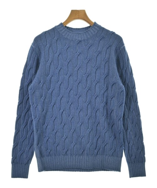 morgano(モルガノ)ニット・セーター 青 サイズ:50(M位)/2200633859176