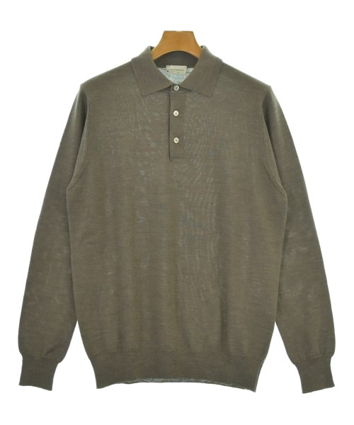 morgano(モルガノ)ニット・セーター 茶 サイズ:50(M位)/2200633859244
