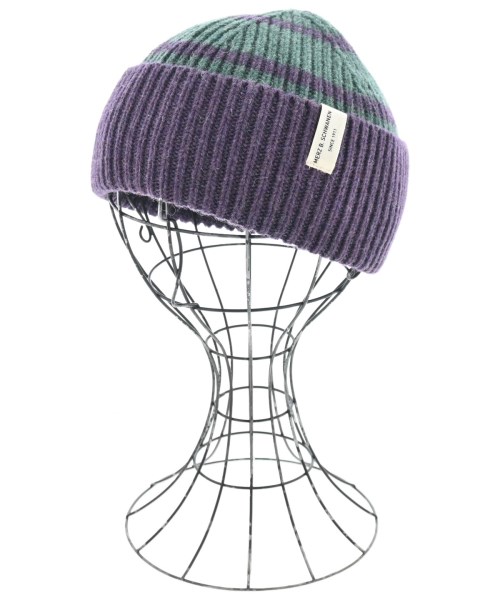 Merz b.Schwanen(メルツベーシュヴァーネン)ニットキャップ・ビーニー 紫 サイズ:-/2200669907575
