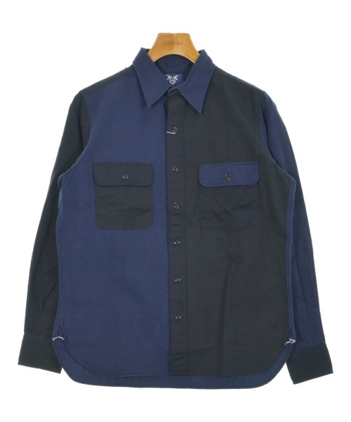 Hummingbirds'hill(ハミングバーズヒル)カジュアルシャツ 紺 サイズ:M/2200658755163