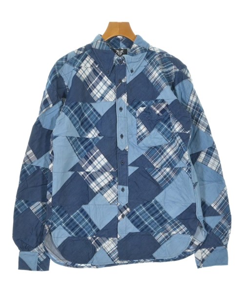 Hummingbirds'hill(ハミングバーズヒル)カジュアルシャツ 青 サイズ:L/2200658755217