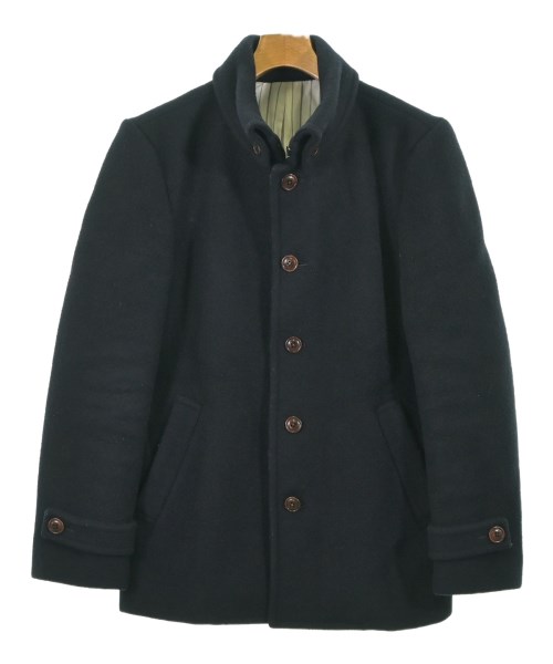 Re made in tokyo japan(アールイーメイドイントウキョウジャパン)ステンカラーコート 紺 サイズ:L/2200649398010