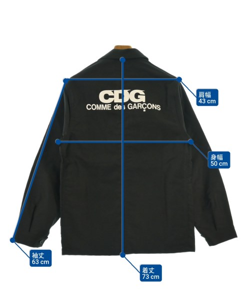 GOOD DESIGN SHOP COMME des GARCONS（グッドデザインショップコムデギャルソン）カバーオール 黒 サイズ:S メンズ/2200608751016