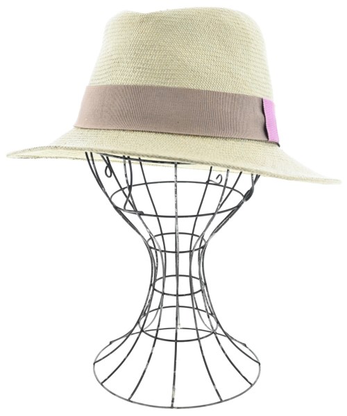 La cerise sur le chapeau(ラスリーズシュルシャポー)のストローハット サイズ:- 4,200円