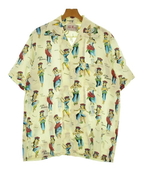Aloha Blossom(アロハブロッサム)カジュアルシャツ ベージュ サイズ:44(S位)/2200639815022