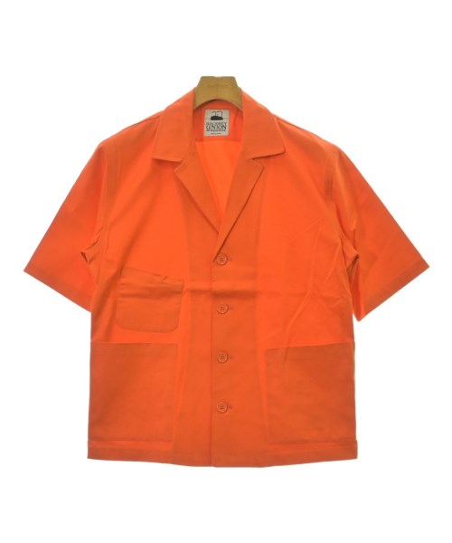 Hackney Union Work House(ハックニーユニオンワークハウス)カジュアルシャツ オレンジ サイズ:38(M位)/2200692938430