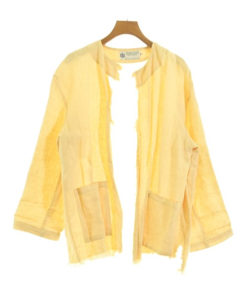 Alderney(アルダニー)ノーカラージャケット 黄 サイズ:34(XS位)/2200659663061