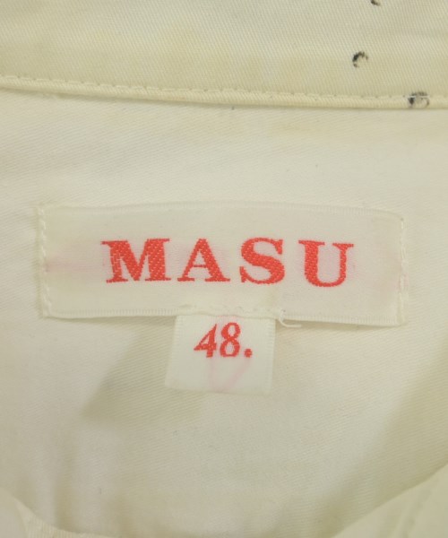 MASU（エムエーエスユー）カジュアルシャツ 白 サイズ:48(L位) メンズ/2200587081050
