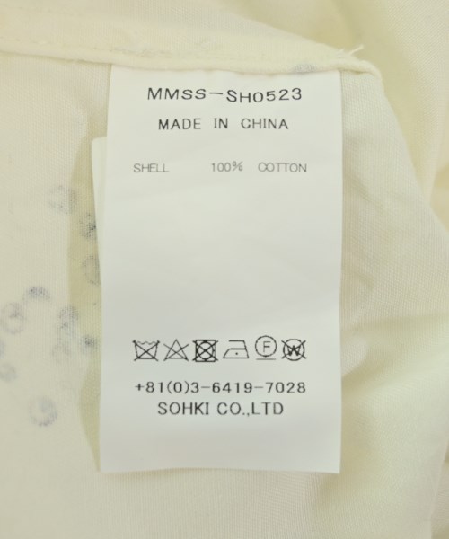 MASU（エムエーエスユー）カジュアルシャツ 白 サイズ:48(L位) メンズ/2200587081050