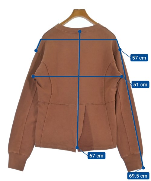 MASU（エムエーエスユー）スウェット 茶 サイズ:46(M位) メンズ/2200566738043