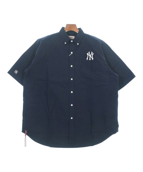 BEAMS JAPAN(ビームスジャパン)カジュアルシャツ 紺 サイズ:S/2200632647422