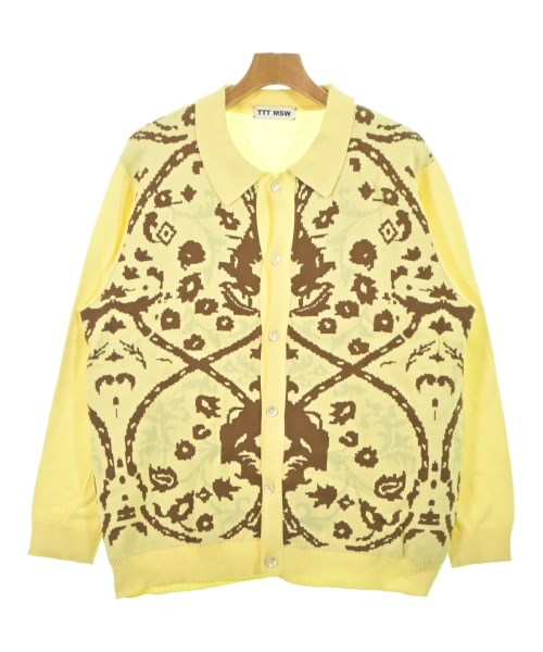 TTT_MSW(ティー)カーディガン 黄 サイズ:L/2200637761024