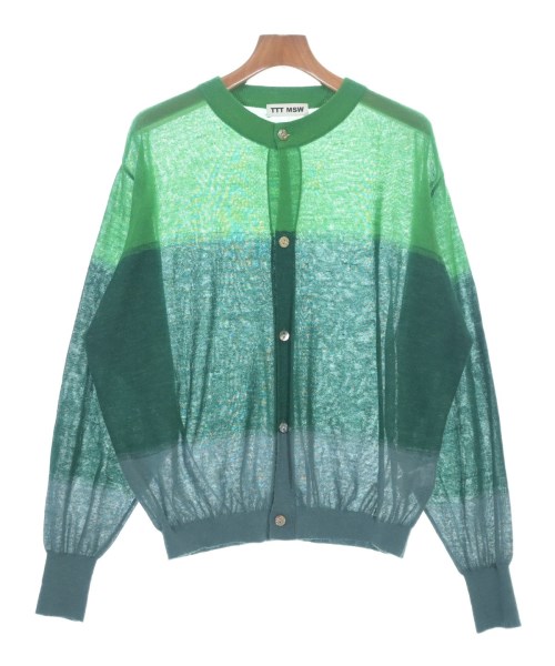 TTT_MSW(ティー)カーディガン 緑 サイズ:M/2200670318094