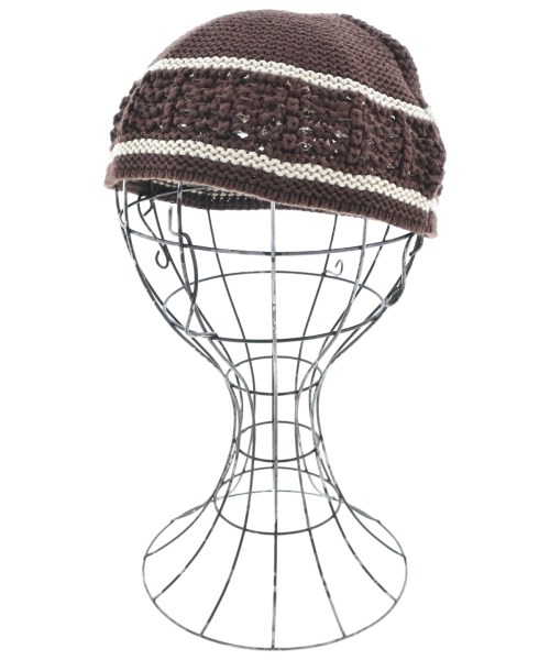 s.k. manor hill(エスケーマノアヒル)ニットキャップ・ビーニー 茶 サイズ:-/2200658550041