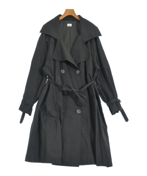 irojikake(イロジカケ)トレンチコート 黒 サイズ:F/2200664321017