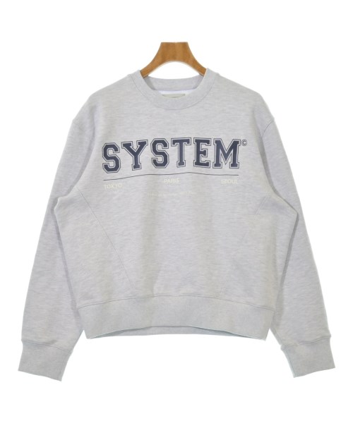 SYSTEM(システム)スウェット グレー サイズ:38(M位)/2200605885103